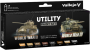 Vallejo: 70.201 - Utility Paint Set WWII & WWIII (8 x 18 ml)